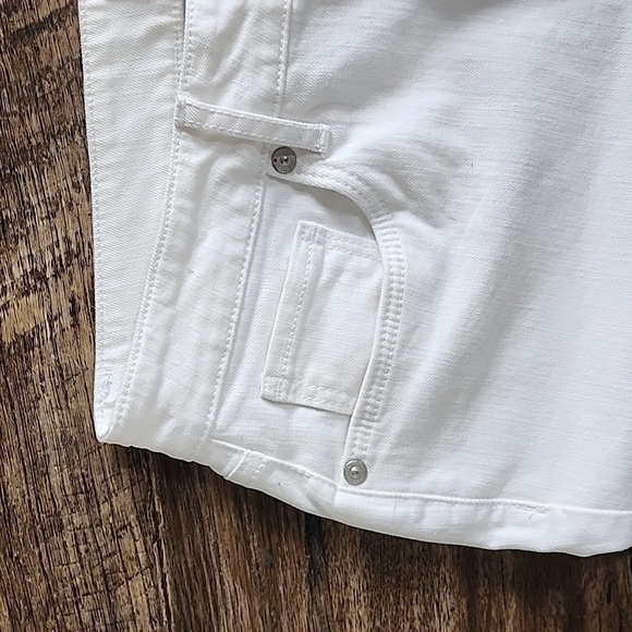 NWT Loft Outlet Skinny Ankle Cury White Jeans Sz 6 - Picture 2 of 6